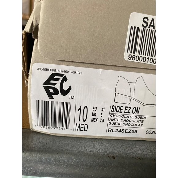 Kenneth Cole Reaction Womens Side EZ On Ankle Booties Chocolate Size 10M NWOB - Picture 4 of 4